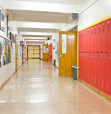 school hallway